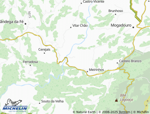 MICHELIN-Landkarte Quinta de São Pedro - ViaMichelin