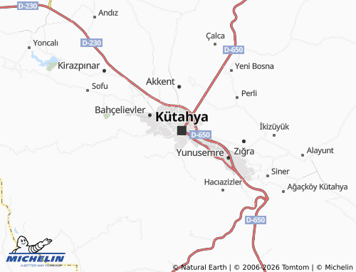 MICHELIN-Landkarte Mecidiye - ViaMichelin