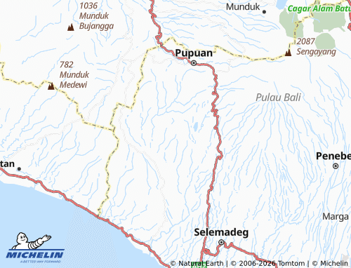 MICHELIN-Landkarte Kebon Padangan - ViaMichelin