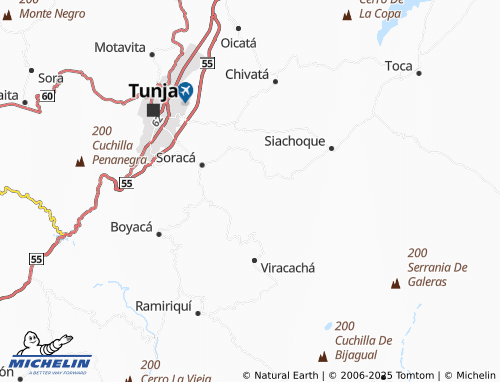 MICHELIN Quebrada Vieja map - ViaMichelin