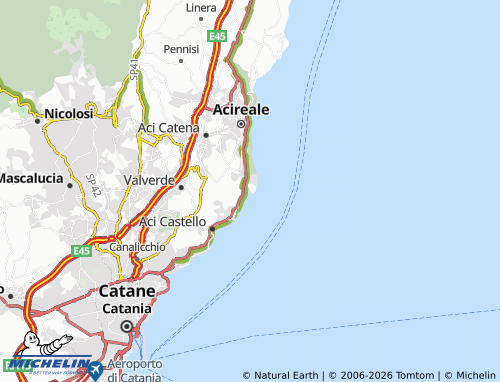 MICHELIN Capo Mulini map - ViaMichelin