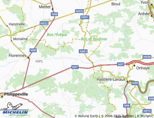 Carte MICHELIN Flavion - ViaMichelin