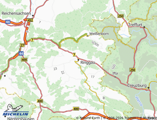 Mapa MICHELIN Ringgau - ViaMichelin