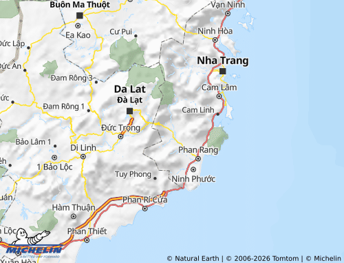 Kaart MICHELIN Ninh Sơn - ViaMichelin