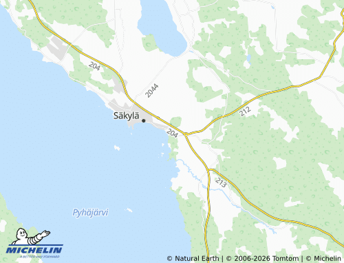 Carte MICHELIN Vähä-Säkylä - ViaMichelin
