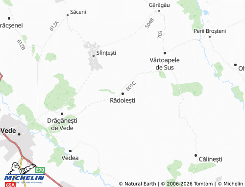 Mappa MICHELIN Rădoiești - ViaMichelin