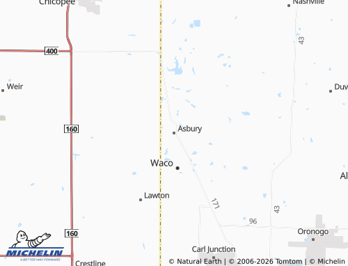 Mapa MICHELIN Asbury - ViaMichelin