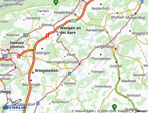 Carte MICHELIN Wanzwil - ViaMichelin