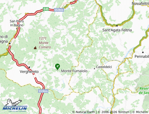 MICHELIN Capanne map - ViaMichelin