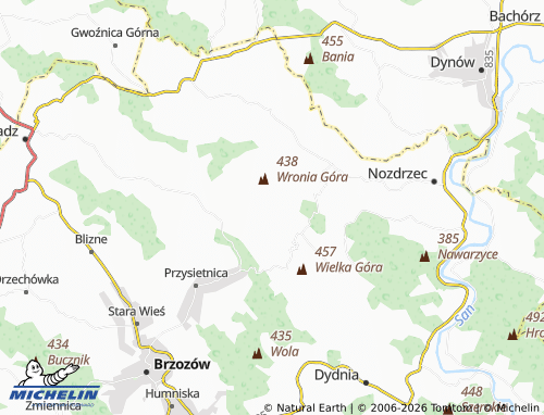 Carte MICHELIN Izdebki - ViaMichelin