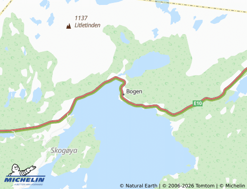MICHELIN Bogen map - ViaMichelin