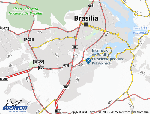 MICHELIN Candangolândia map - ViaMichelin