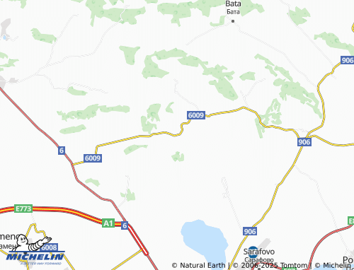 MICHELIN Izvorishte map - ViaMichelin