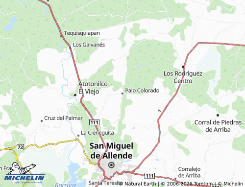 MICHELIN Palo Colorado map - ViaMichelin