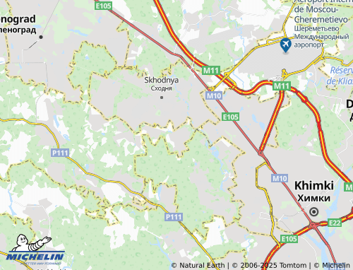 MICHELIN Golikovo kottedzhnyy poselok map - ViaMichelin