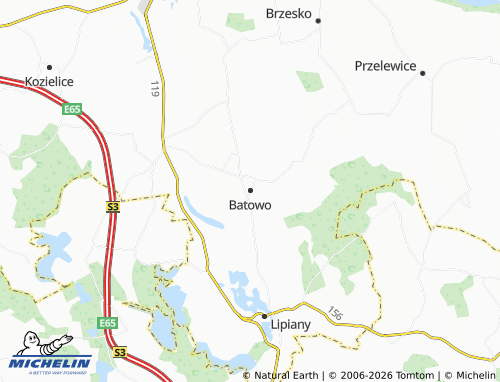 MICHELIN-Landkarte Batowo - ViaMichelin