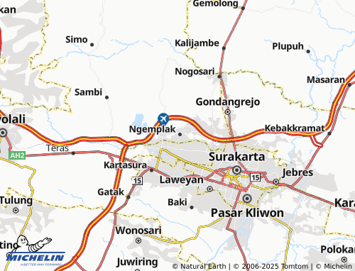 MICHELIN Gagaksipat map - ViaMichelin