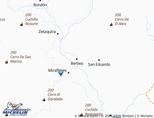 Carte MICHELIN Berbeo - ViaMichelin
