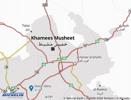 MICHELIN-Landkarte al-Wafa' - ViaMichelin