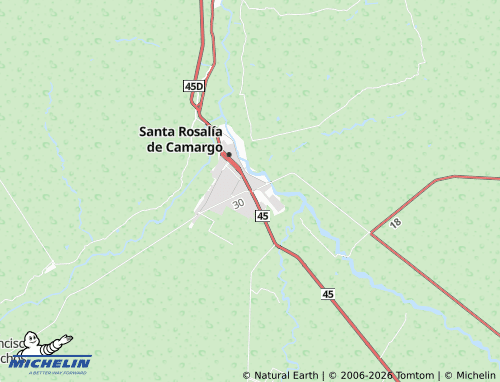 MICHELIN Los Álamos map - ViaMichelin