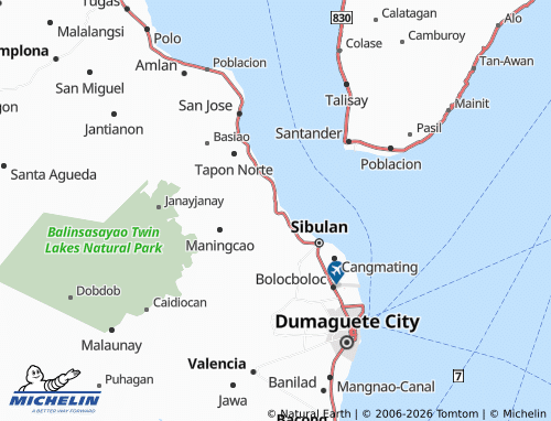 MICHELIN Ajong map - ViaMichelin