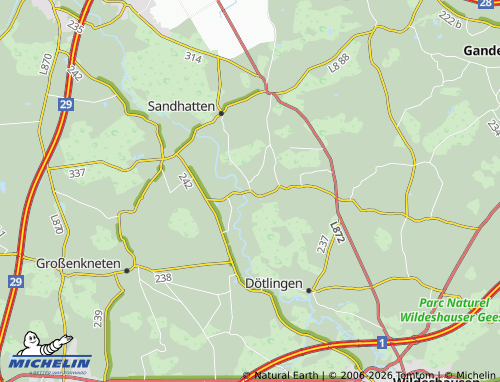 MICHELIN Ostrittrum map - ViaMichelin