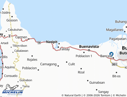 MICHELIN Triangulo map - ViaMichelin