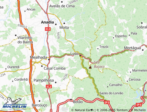 MICHELIN-Landkarte Lameira de São Pedro - ViaMichelin