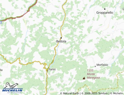 MICHELIN Caminata map - ViaMichelin