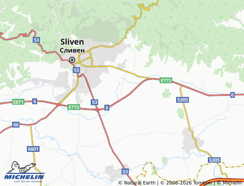 Mapa MICHELIN kv. Debelata koria - ViaMichelin