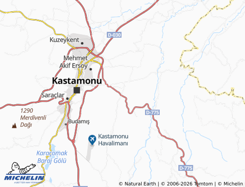 Mappa MICHELIN Yukarı Elyakut - ViaMichelin