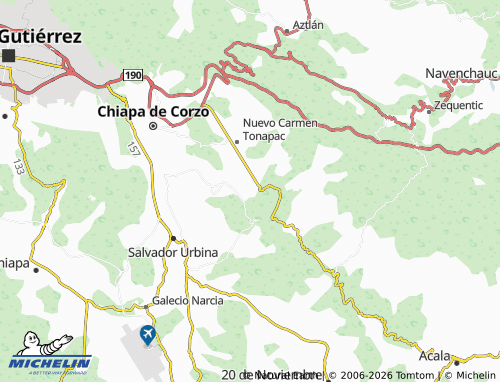 Mappa MICHELIN Emiliano Zapata II - ViaMichelin