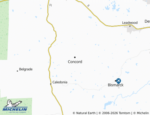 Mappa MICHELIN Concord - ViaMichelin