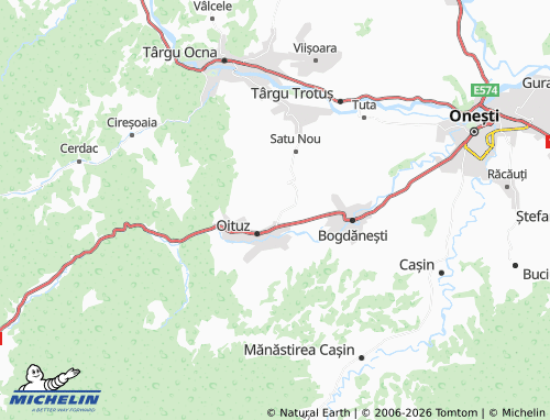 Mappa MICHELIN Marginea - ViaMichelin