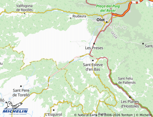 MICHELIN-Landkarte Joanetes - ViaMichelin