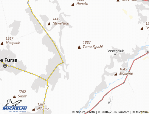 Mappa MICHELIN GaSekale - ViaMichelin