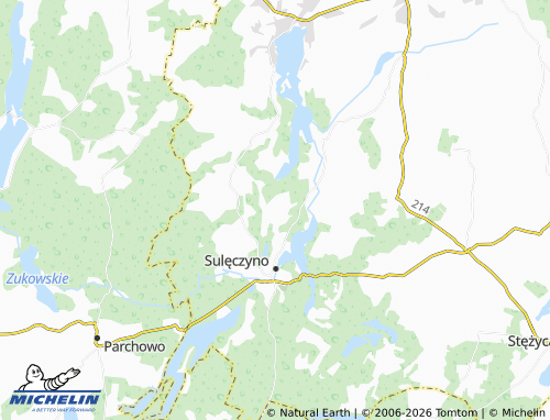 MICHELIN Żakowo map - ViaMichelin