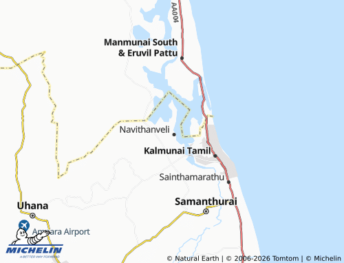 Mappa MICHELIN Annamalai 01 - ViaMichelin