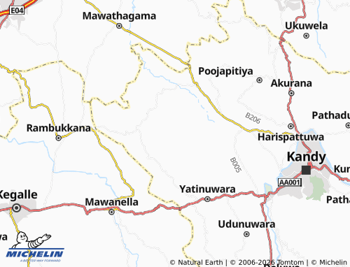 MICHELIN Handabowa map - ViaMichelin