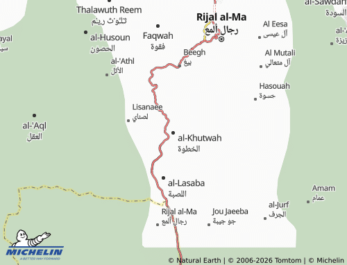 MICHELIN-Landkarte al-Khutwah - ViaMichelin