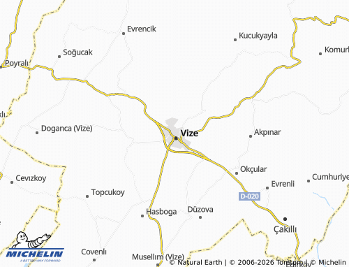 Mapa MICHELIN Kale - ViaMichelin
