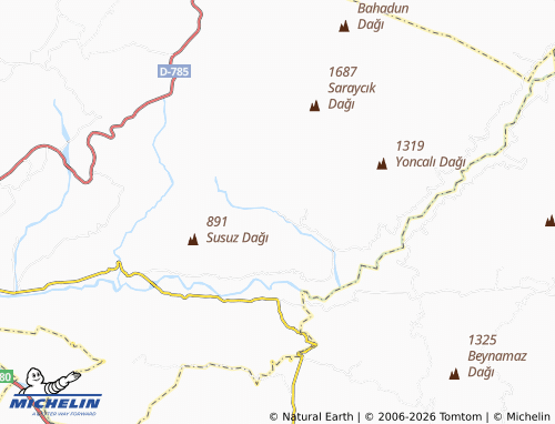 Mappa MICHELIN Gökçedoğan - ViaMichelin