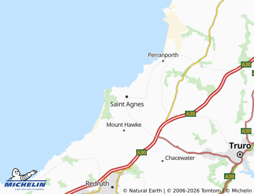 MICHELIN Saint Agnes map - ViaMichelin