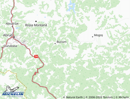 MICHELIN Lupulești map - ViaMichelin