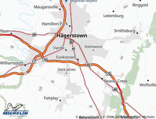 Mappa MICHELIN Funkstown - ViaMichelin