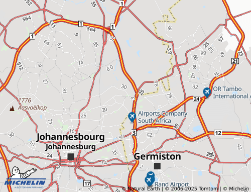 MICHELIN Dorelan map - ViaMichelin
