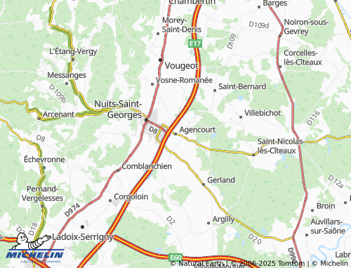 MICHELIN Agencourt map - ViaMichelin