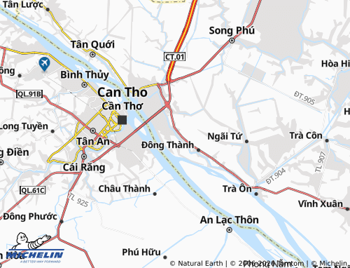 MICHELIN-Landkarte Mỹ Hòa - ViaMichelin