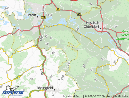 MICHELIN-Landkarte Friedrichswald - ViaMichelin
