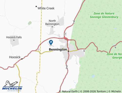 Mappa MICHELIN Old Bennington - ViaMichelin
